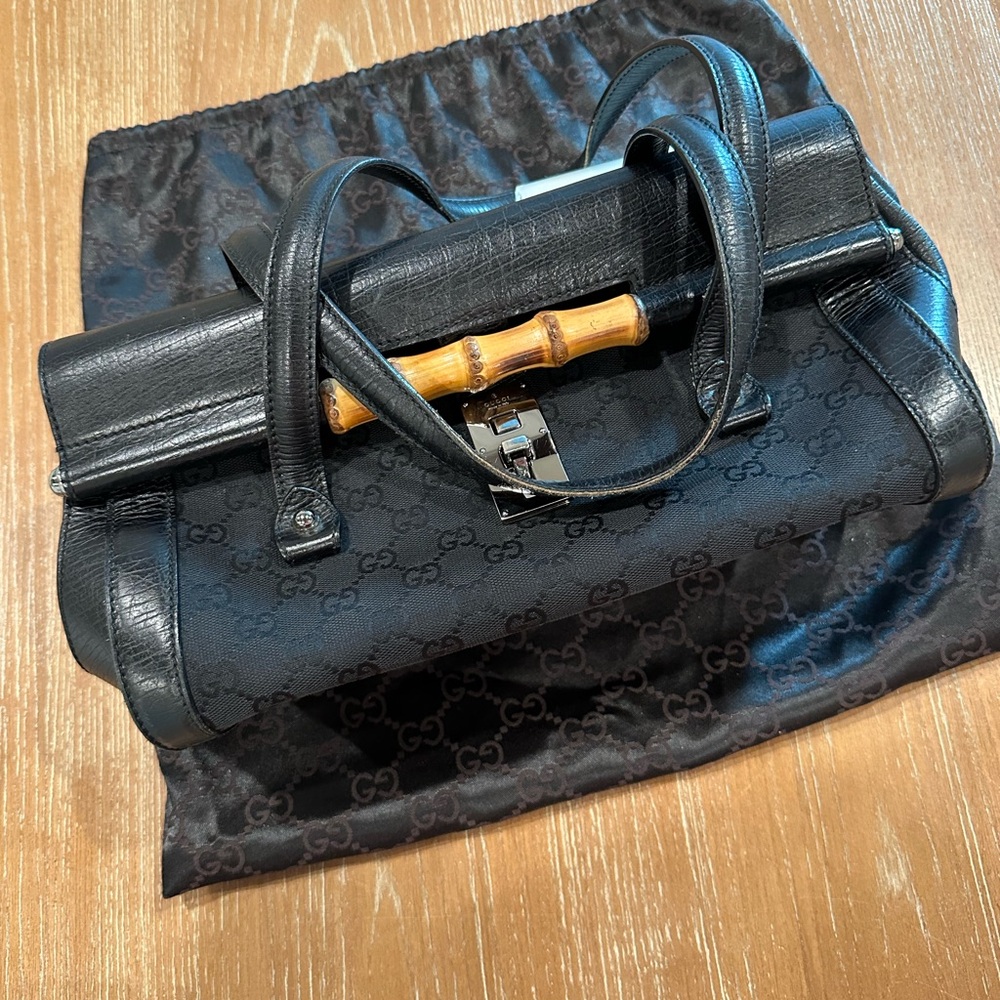 Gucci vintage bowling bag